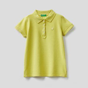 United Colors of Benetton Girls Stretch Cotton Polo (NWT) - Size 10-11